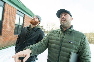 EEI team members on site